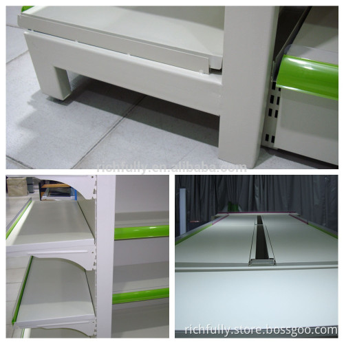Low price China Factory direct sale beautiful supermarket gondola shelving / store shelf